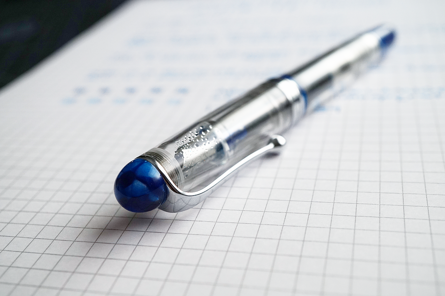 Aurora 88 Minerali Fountain Pen - Azurite (Blue) — The Clicky Post